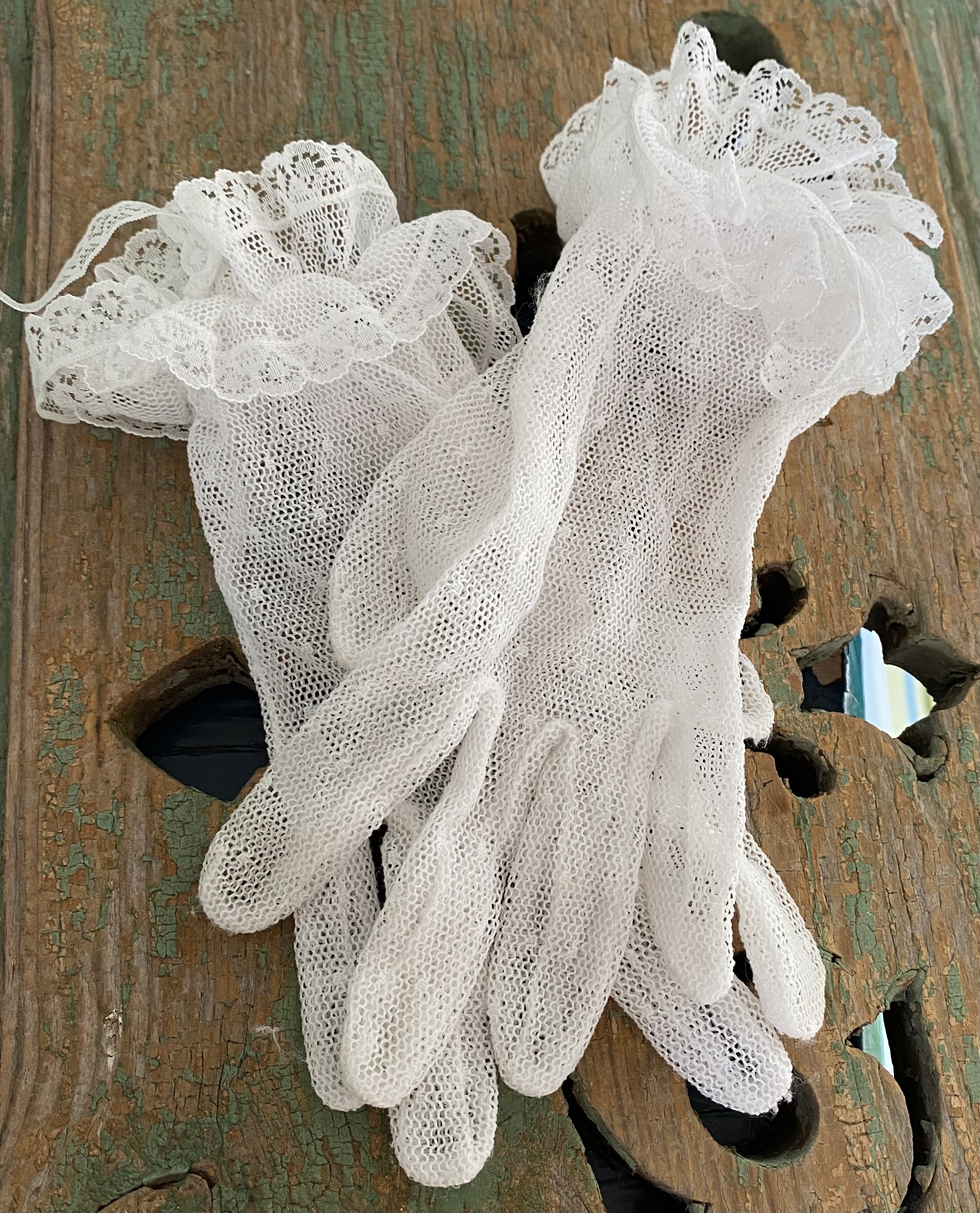 Witte handschoentjes