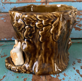 Engelse vintage bloempot
