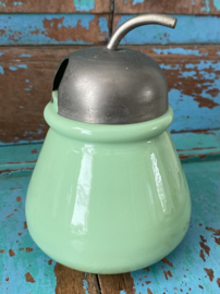 Mintgroene jampot van persglas