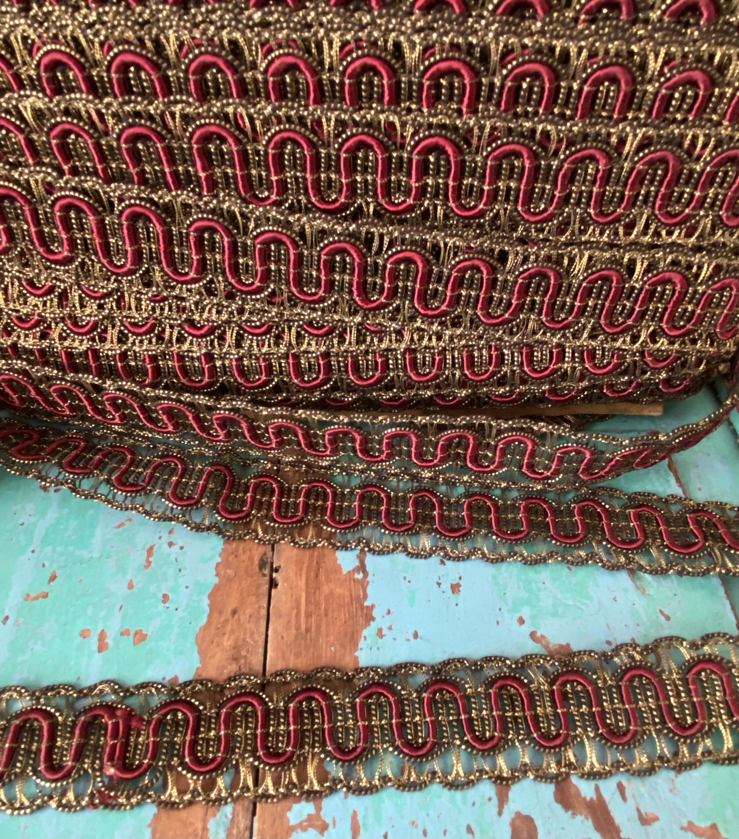 Goud&Bordeaux  (verkoop per meter)
