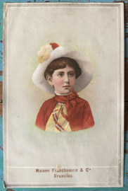 Antieke reclamekaart Maison Franchomme