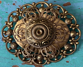 Grote ovale broche