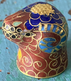 Cloisonné vingerhoed “schaapje”