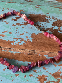 Roze Toermalijn ketting