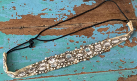 Haarband met strass