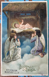 Antieke kerstkaart 1916