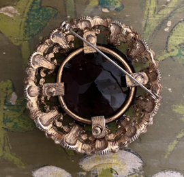 Grote Engelse vintage broche