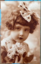 Franse sepia fotokaart