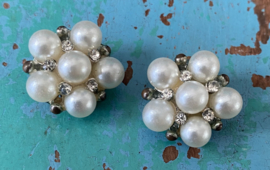 Pareltjes&strass clips