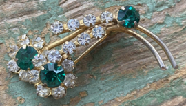 Strass bloemetjes