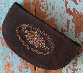 Mapje met Petit Point borduurwerk