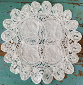 Wit kleedje  Ø20cm