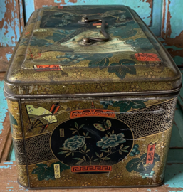 Groot thee voorraadblik