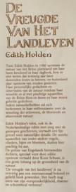 De vreugde van het landleven
