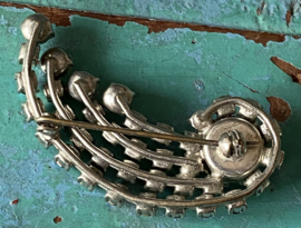 Vintage strass broche