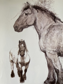 Het Brieschend Paard ~ Rien Poortvliet