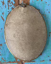 Oud ovaal lijstje “Jezus”