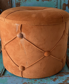 Kleine vintage poef