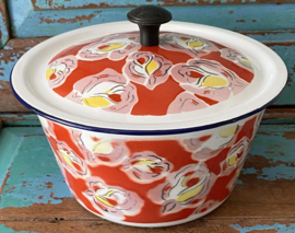 Bloemenschaaltje met deksel