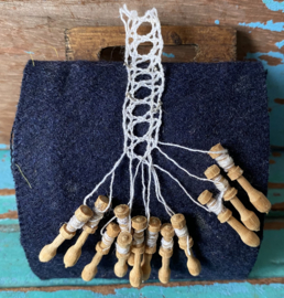 Miniatuur kantkloskussen