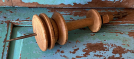 Grote houten klos
