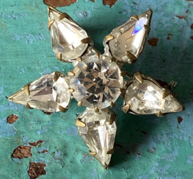 Kleine strass broche