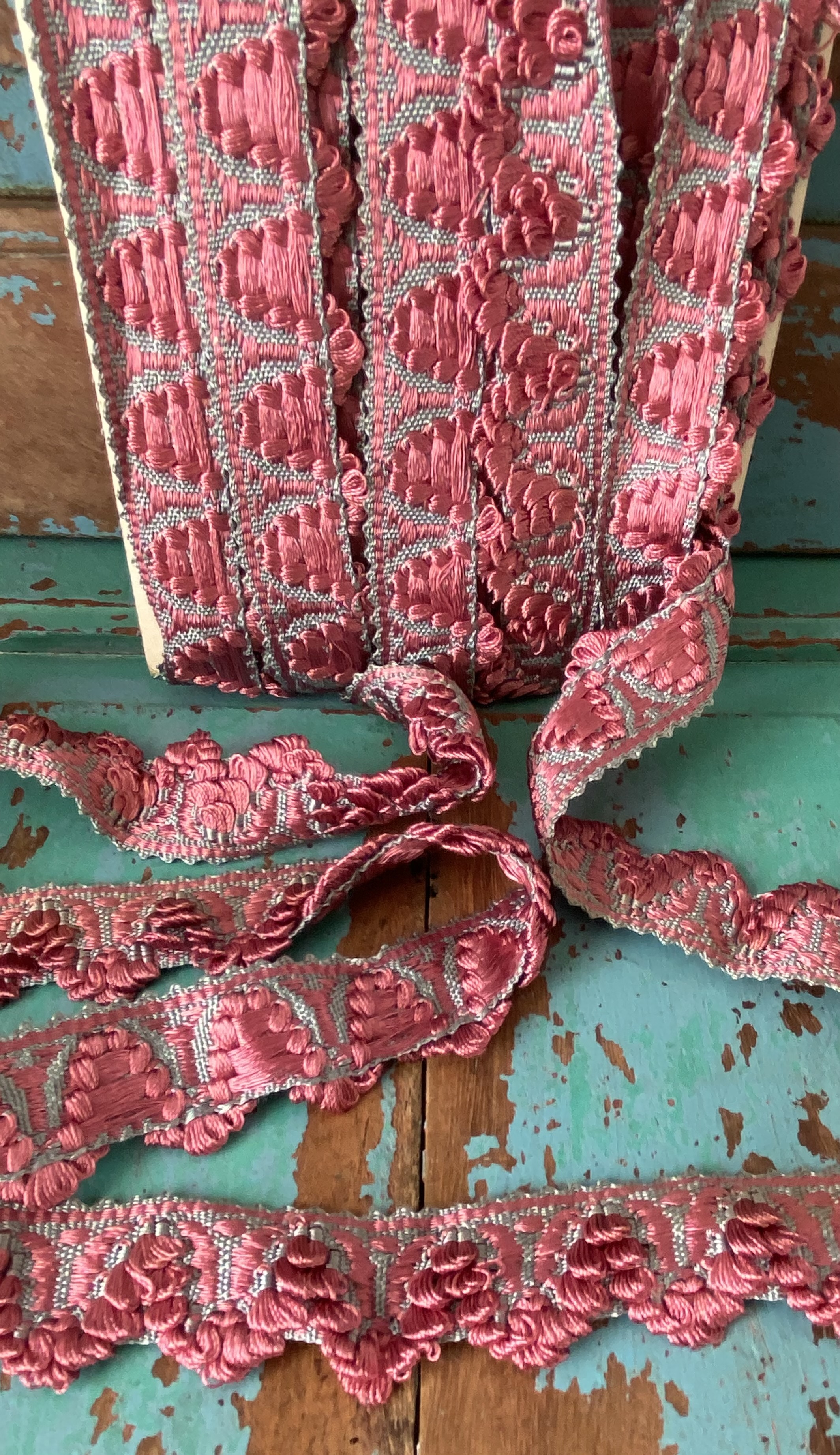 Roze&Blauwgrijs  (verkoop per meter)