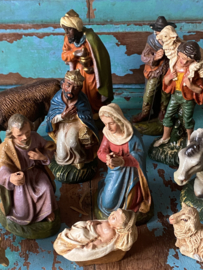 Vintage kerstgroep
