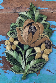 Jaren 30 bloemenapplicatie