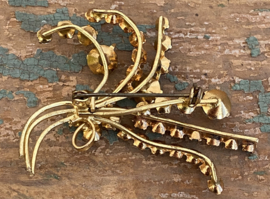 Vintage strass broche