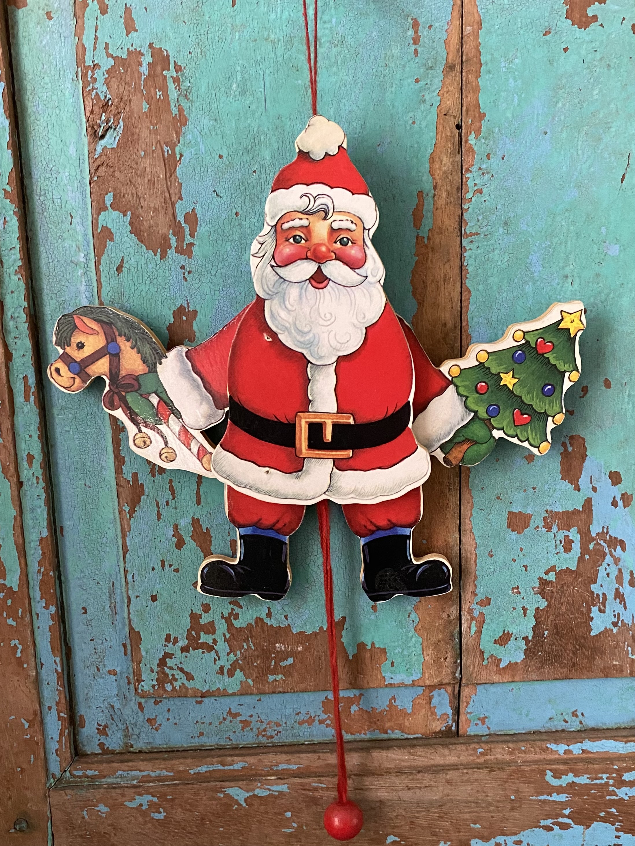 Kerstman trekpop