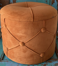 Kleine vintage poef