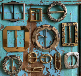 Verzameling vintage gespen