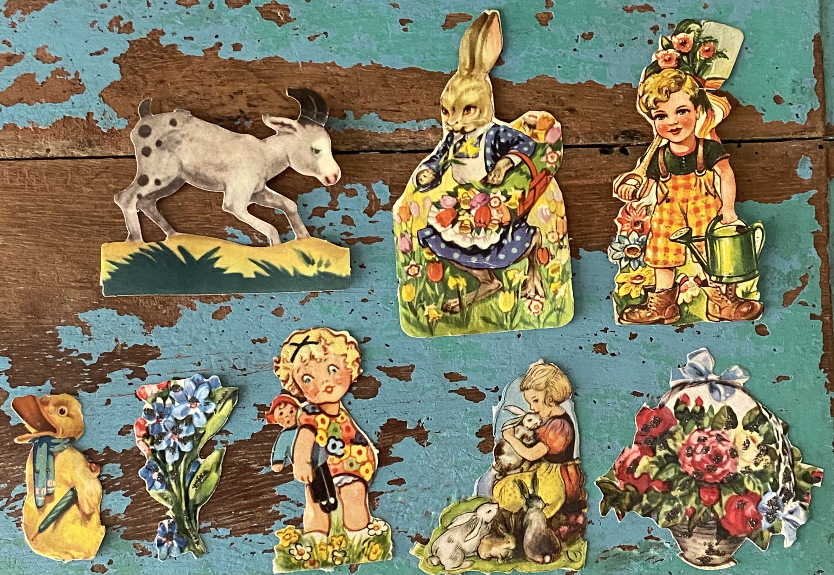 Vintage poezieplaatjes