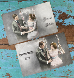 Antieke romantische kaarten