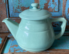 Gezellige groene theepot