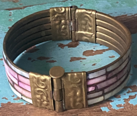 Vintage parelmoer armband