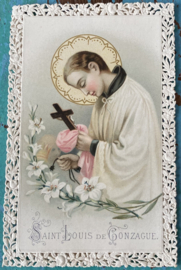 Oud prentje met kantrand