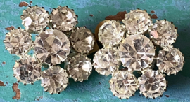 Grote strass oorbellen