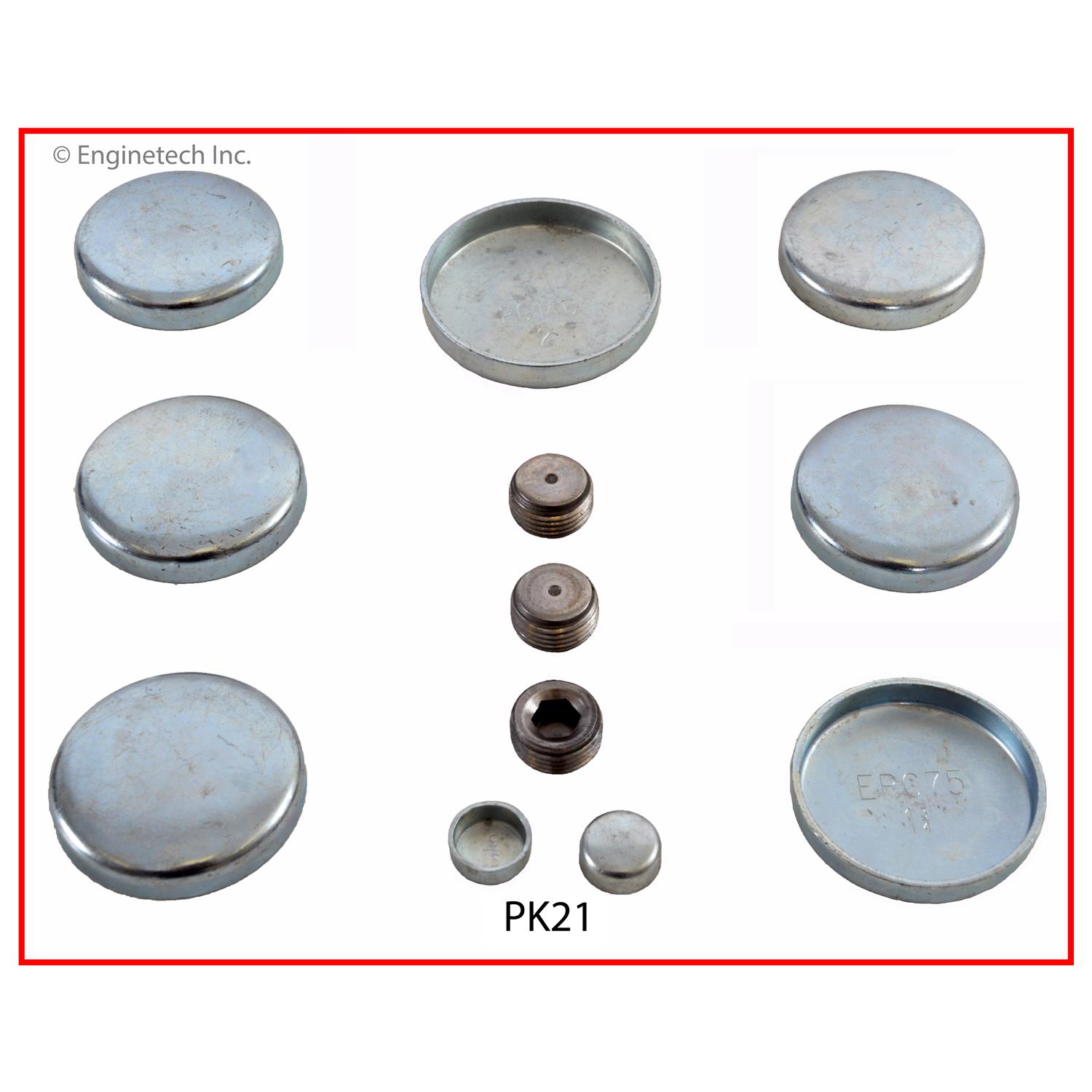 Set vriesdoppen Cadillac 425- 472 - 500 CID 1968 tot 1979, staal