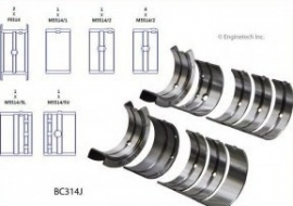 BC314J Hoofdlager set Olds 260- 307 -330 -350 -403 van 1964 t/m 1990