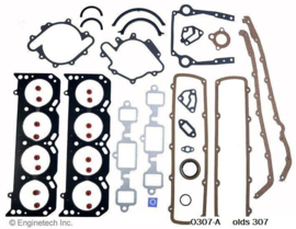 Motor pakkingset Olds 307 van 1980 tot 1990