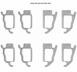 uitlaatspruitstuk pakking Buick 300 340  van 1964 tot 1967