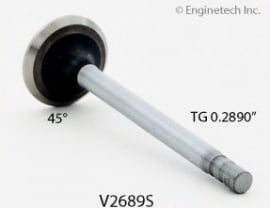 Uitlaatklep Vortec 5.0 en 5.7 - LPG geschikt 1,5 inch schotel