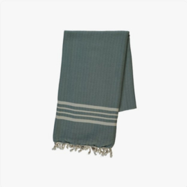 Hamamdoek Krem Sultan almond green - 100x180 cm