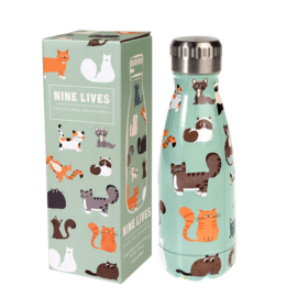 Nine Lives Stainless Steel Bottle - 260ml