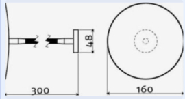 Clou Sjokker Make-Up spiegel