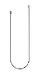 Metalen doucheslang 1/2" x 1/2" x 1250 mm - Chroom