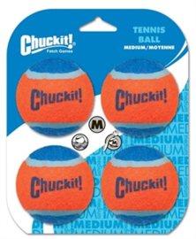 ChuckIt! | Tennisbal - Medium - 6 cm / 4 stks
