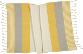 Hamam handdoek - Geel - Beige 100x180 cm